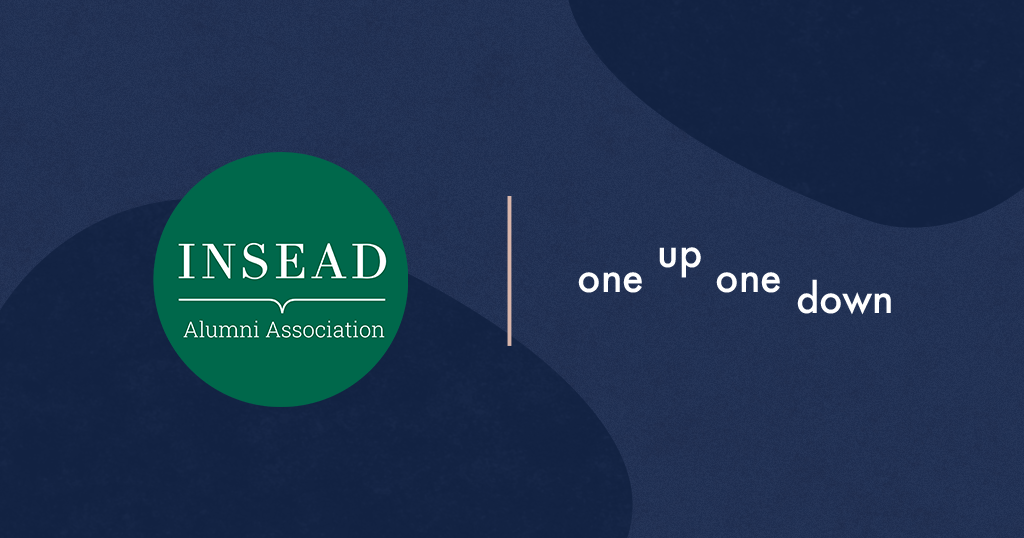 OneUpOneDown Partners with INSEAD Women in Business Belgium to power their mentorship program