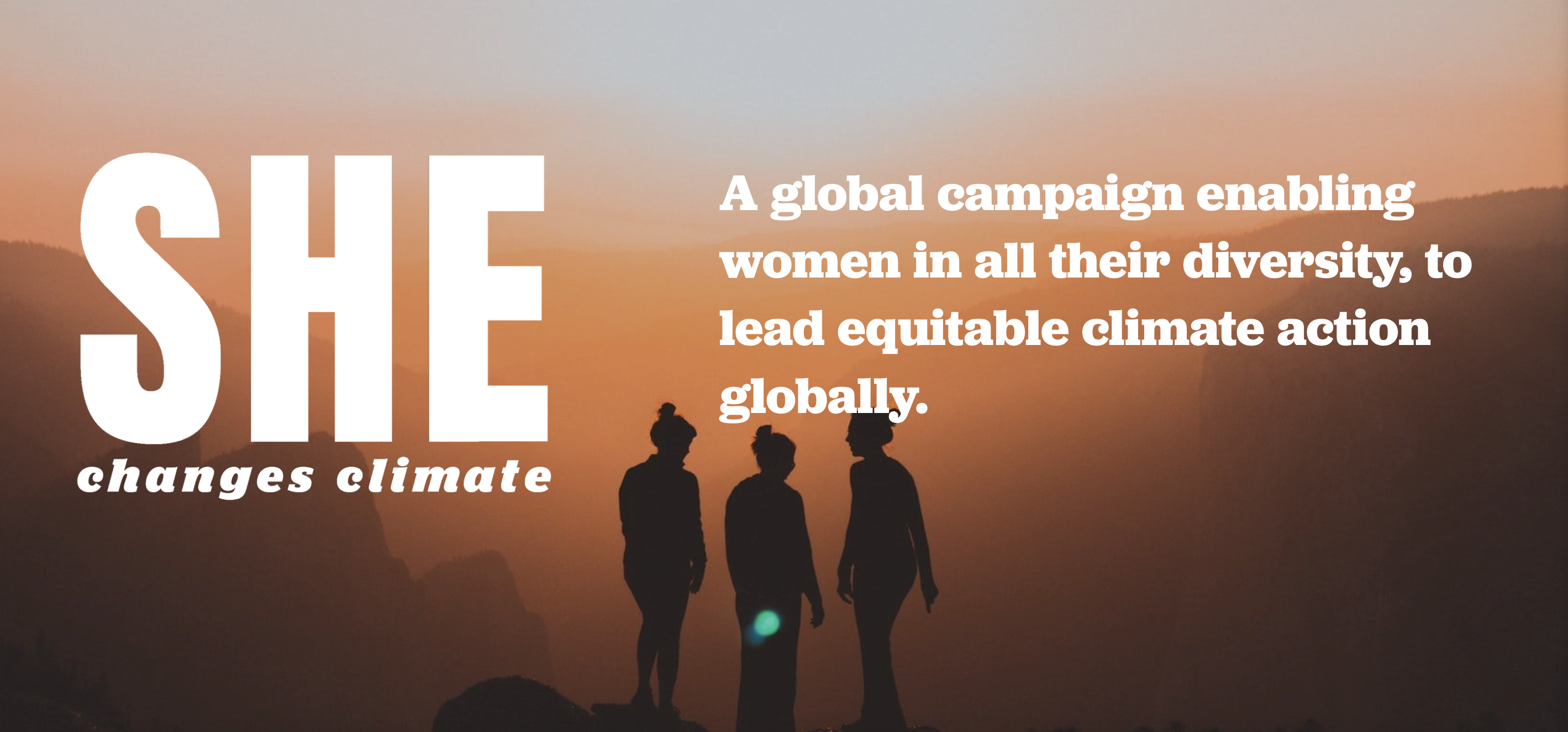 She Changes Climate Banner Image